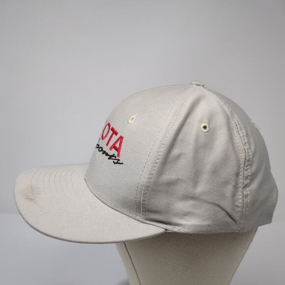 Toyota Motorsports Snapback Cap Gray One Size Adjustable Embroidered Mohr's - Picture 3 of 10